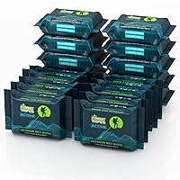 Vista 8 de Combat Wipes ACTIVE - Toallitas húmedas para exteriores, equipo de campamento extra grueso, biodegradable, limpieza corporal y de manos, paños