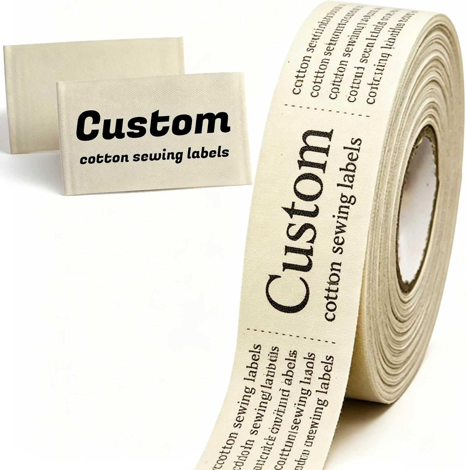 50-10000customized Cotton Clothing Labels, Handmade Sewing Fabric Labels