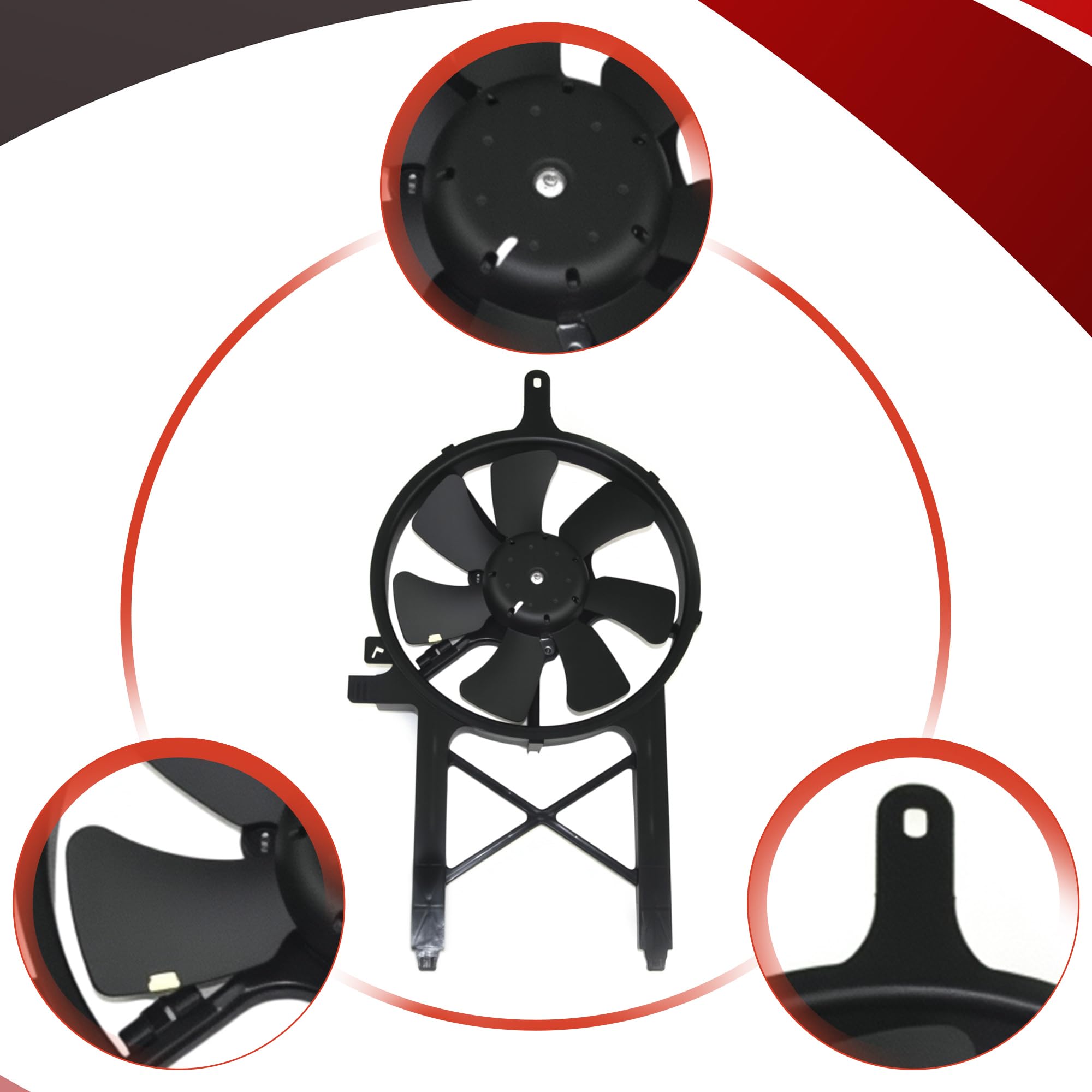 Amazon.com: PartsFlow A/C Condenser Cooling Fan For 2005-2019