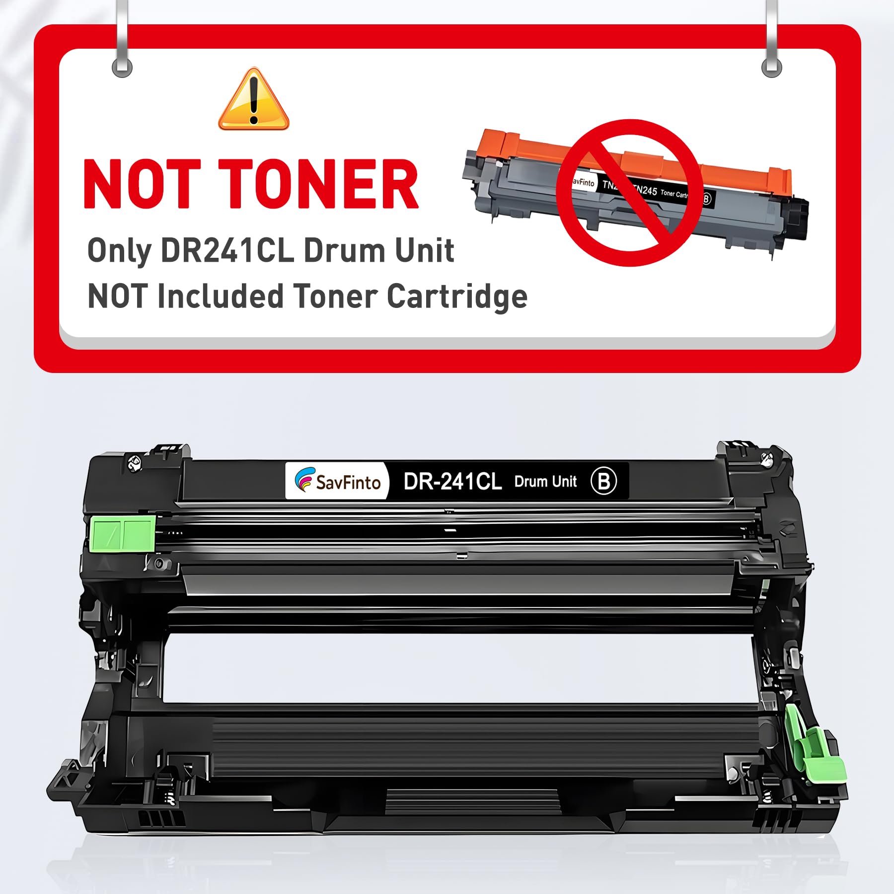 DR-241CL DR241CL DR241 Tambour Compatible avec Brother DCP-9020CDW HL-3140CW HL-3142CW HL-3150CDW HL-3152CDW HL-3170CDW HL-3172CDW MFC-9130CW MFC-9140CDN MFC-9330CDW MFC-9340CDW (1 Noir)