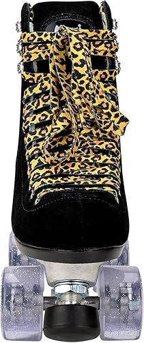 Miniatura 5 de Moxi Patines - Panther - Patines divertidos y modernos para mujer  Gamuza negra