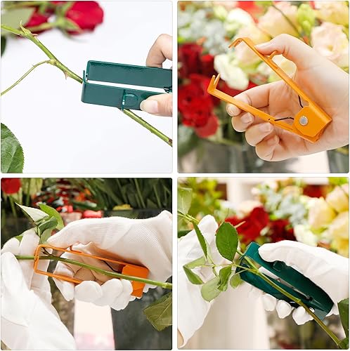 Miniatura 5 de Herramienta peladora de espinas de rosas, herramienta peladora de espinas de hoja de metal, herramienta peladora de rosas, alicates para quitar