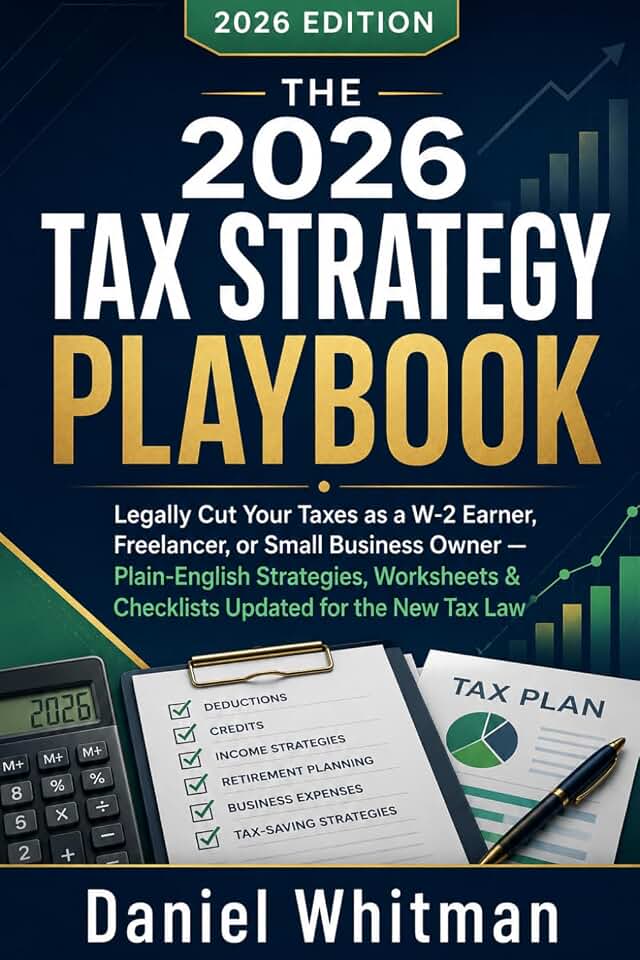 THE 2026 TAX STRATEGY PLAYBOOK: Legally Cut Your Taxes as a W-2 Earner, Freelancer, or Small Business Owner — Plain-English Strategies, Worksheets & Checklists Updated for the New Tax Law
