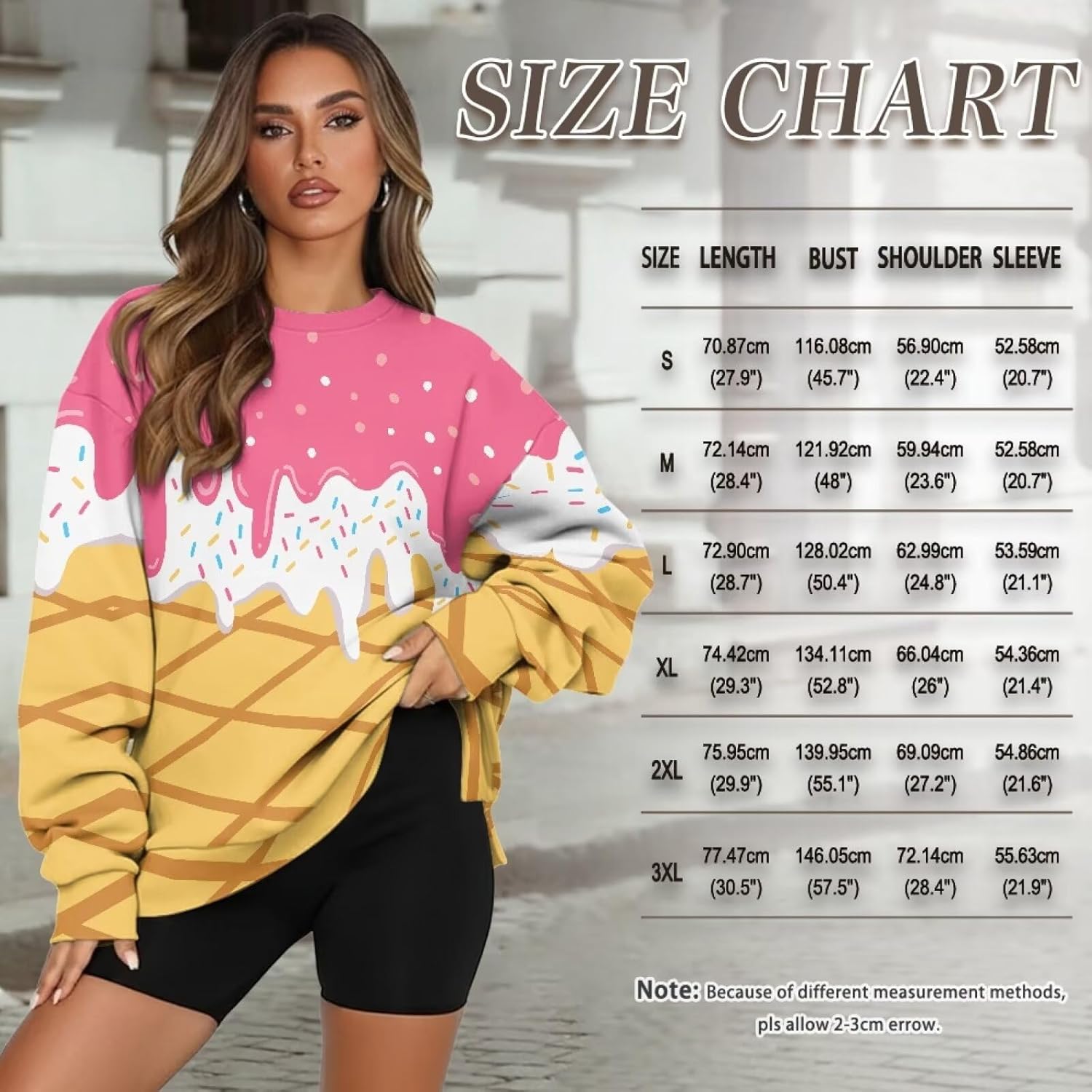 Sweatshirts for Women Casual Long Sleeve Shirts Casual Pullover Tops Size S-3XL