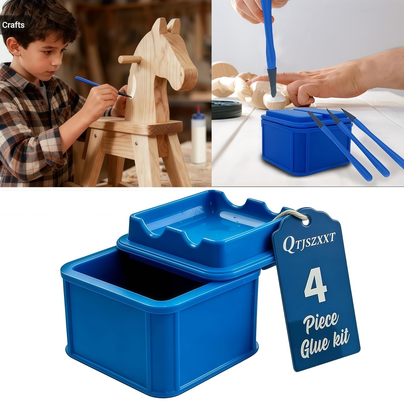 Silicone Glue Applicator Set - 4 Piece -6 Silicone Glue Applicator Set - 4 Piece -6