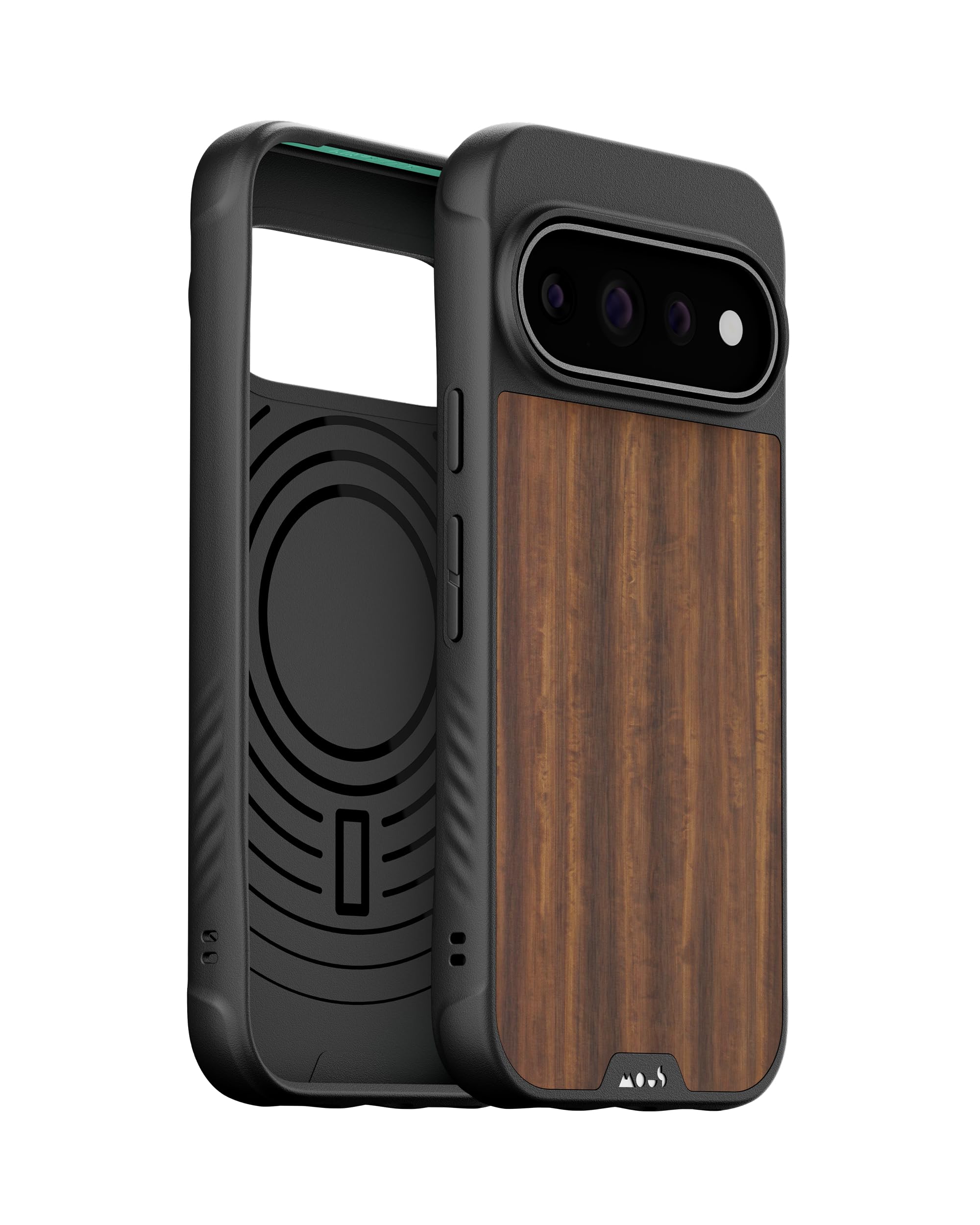 Mous Funda para Pixel 11 Pro - Limitless - Compatible con MagSafe y Pixelsnap, en Madera de Nogal - Marrón