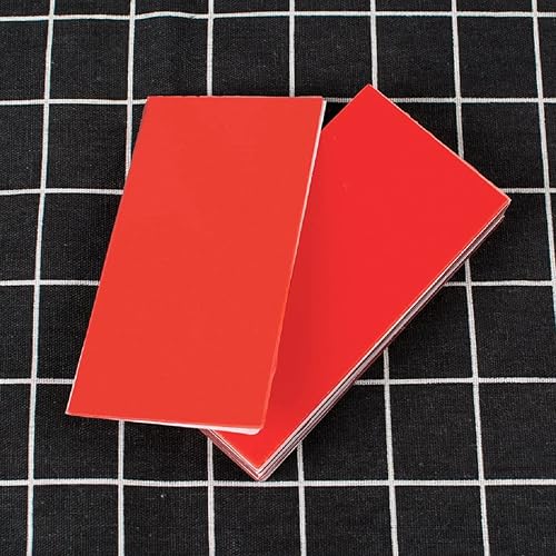 Miniatura 4 de Placa base dental de cera roja  18 hojas de cera de fundición de moldeo de dentadura para modelado de cera roja, hojas de cera de utilidad de