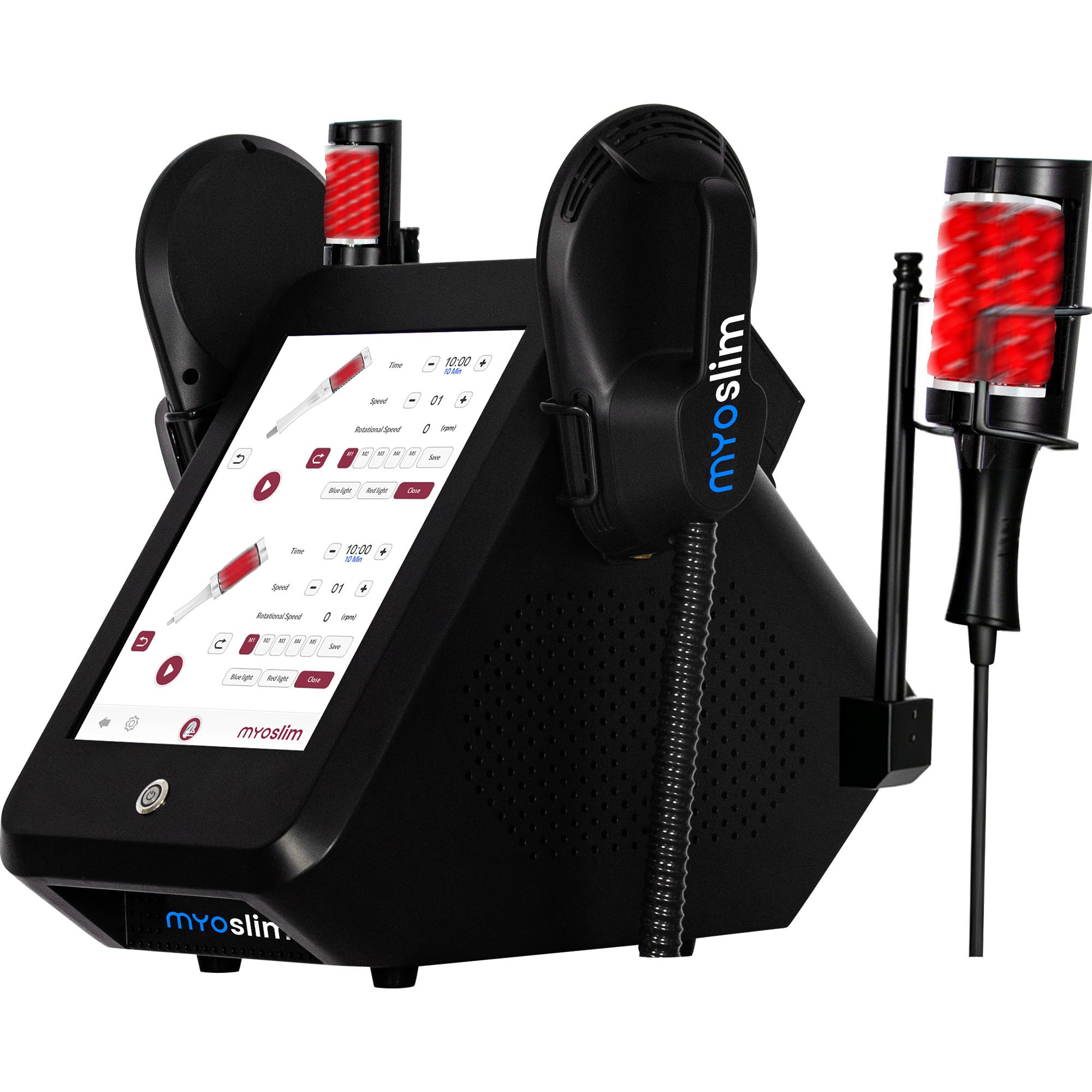 Body Sculpt Maquina Máquina de Escultura Corporal EMS 2 en 1 con Rodillos. | 6500W - 360° Inner Ball Roller & EMS Muscle Stimulator, Grasa y Celulitis Reducción, para Abdomen, Brazos, Glúteos