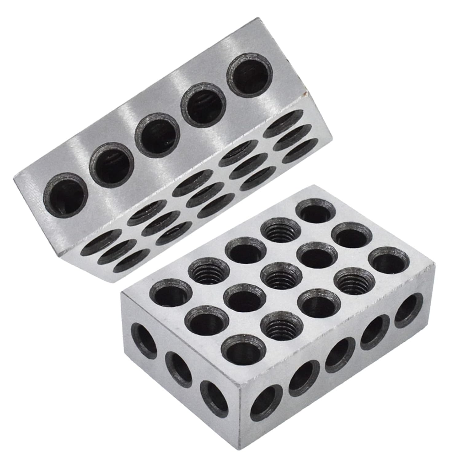 1-2-3 Parallel Blocks, 5 Matched Pairs 23 Holes Precision 0.0002" 1" x 2" x 3" Blocks 123 Jig for Milling Machine