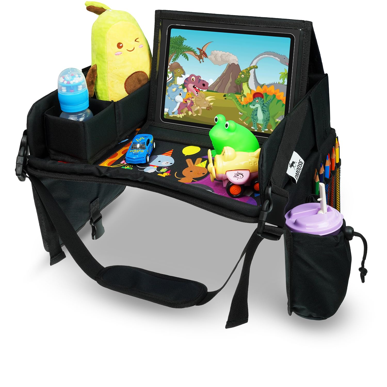 Car Seat Table DMooseKids Travel Tray Premium 600D Oxford Fabric - Main Image