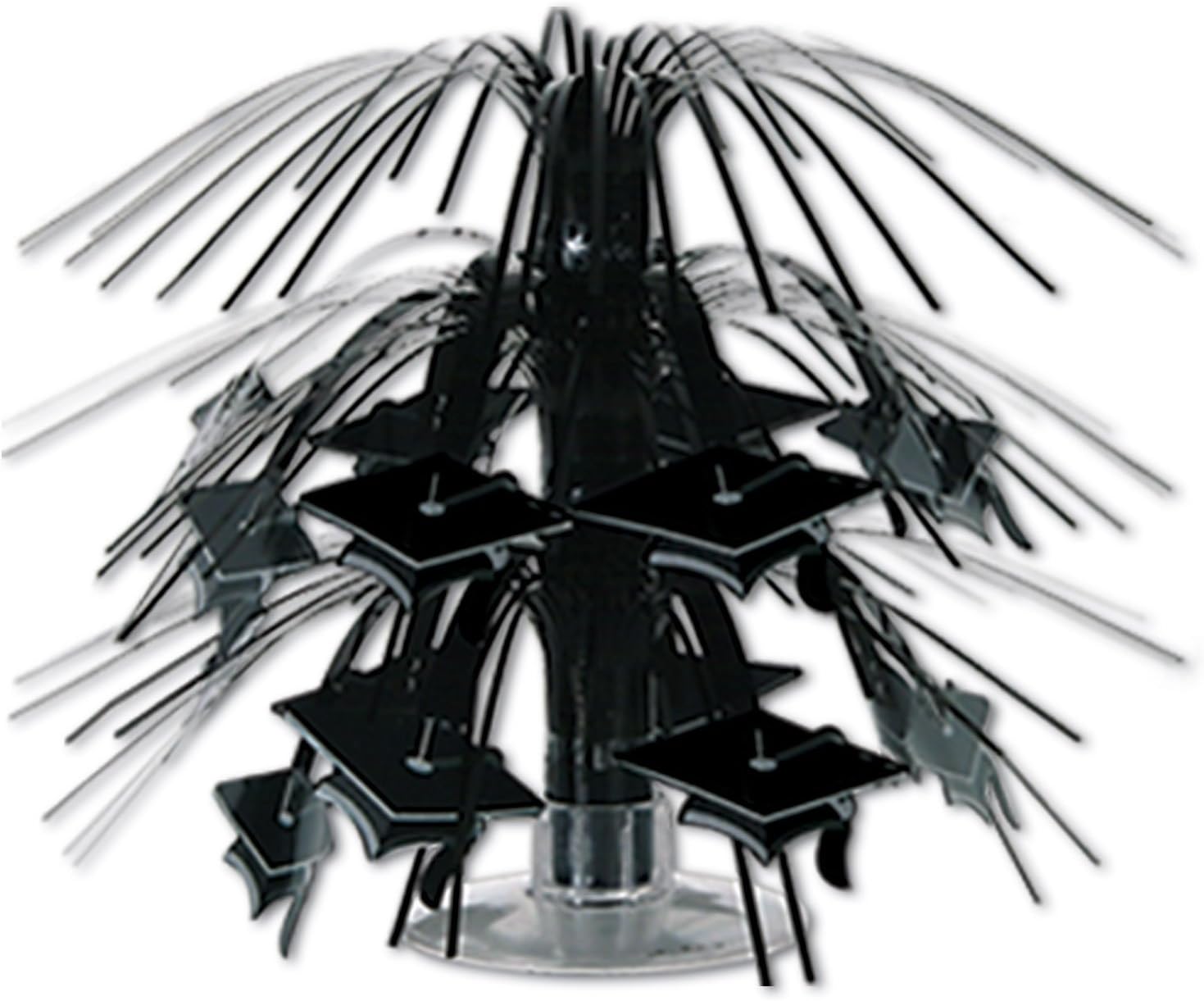 Amazon.com: Mini Grad Cap Cascade Centerpiece (black) Party Accessory ...