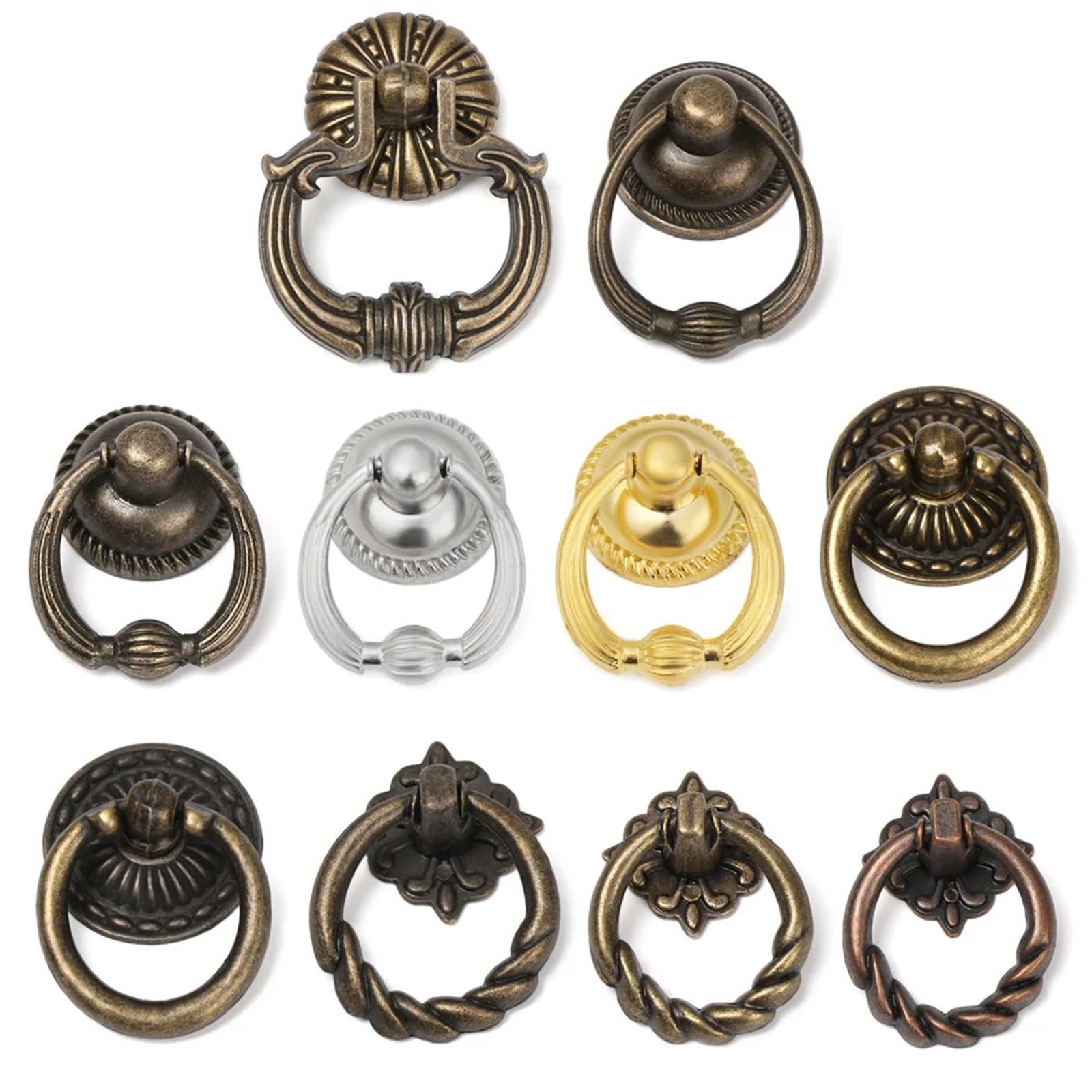 Poignées en bronze pour armoire pour remplacer facilement vos vieux boutons de meubles