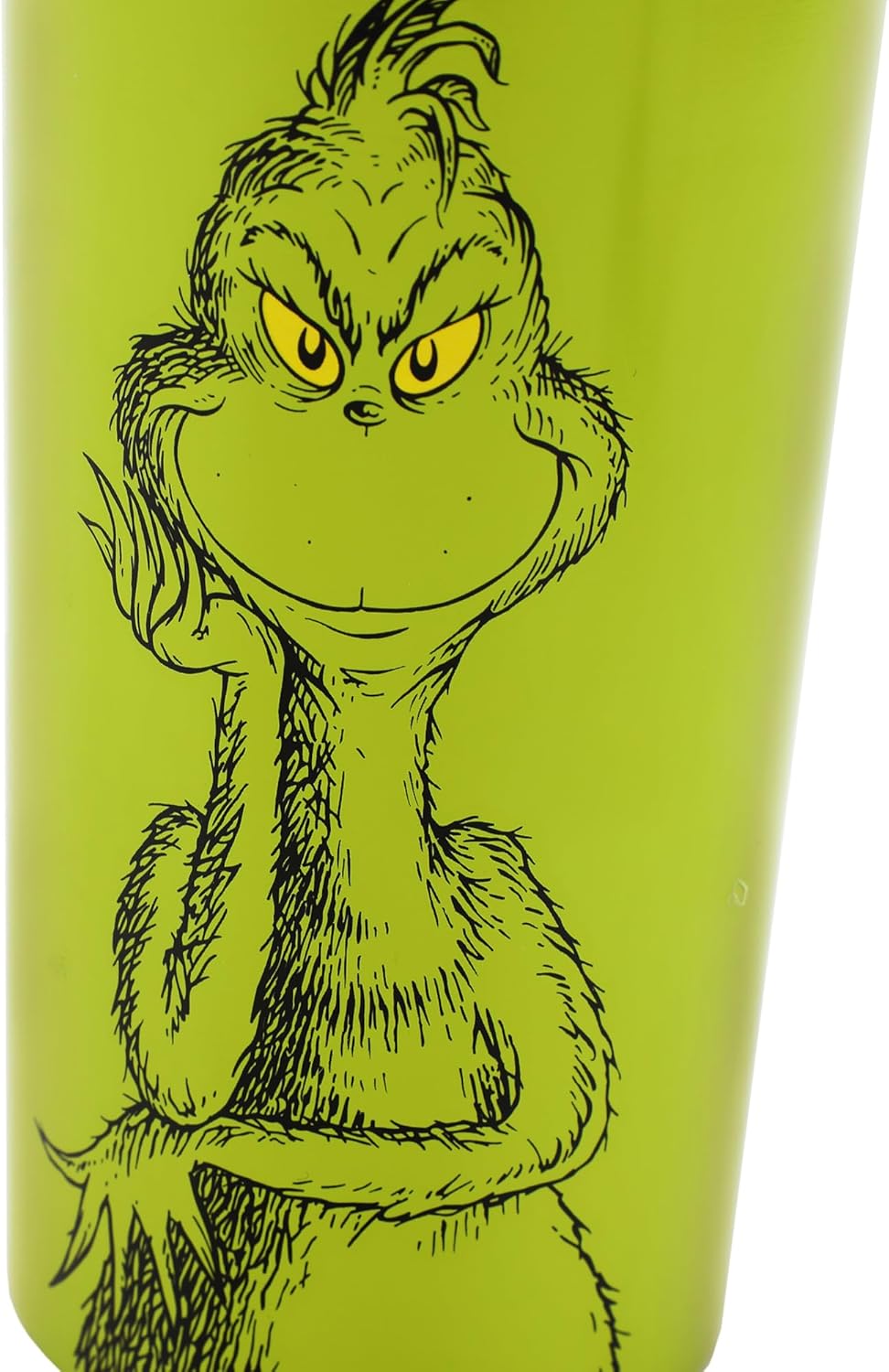 Bioworld The Grinch Character & Logo Green 20 Oz Stainless Steel Water Bottle - Image 3