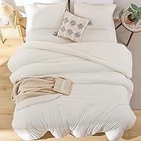 Vista 266 de ROSGONIA Juego de edredón tamaño Queen, color gris carbón, 3 piezas (1 edredón gris oscuro y 2 fundas de almohada) para todas las estaciones, ropa