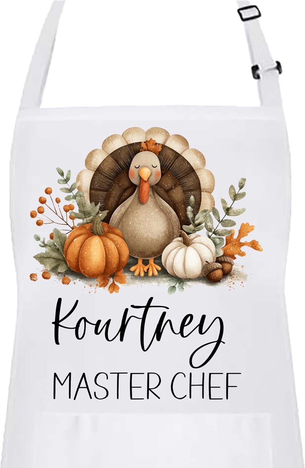 Personalized Thanksgiving Kitchen Apron Set, Family Matching Cooking Aprons, Holiday Cooking & Baking Gift