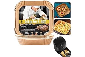 Small Air Fryer Liners for 2-3QT Air Fryers