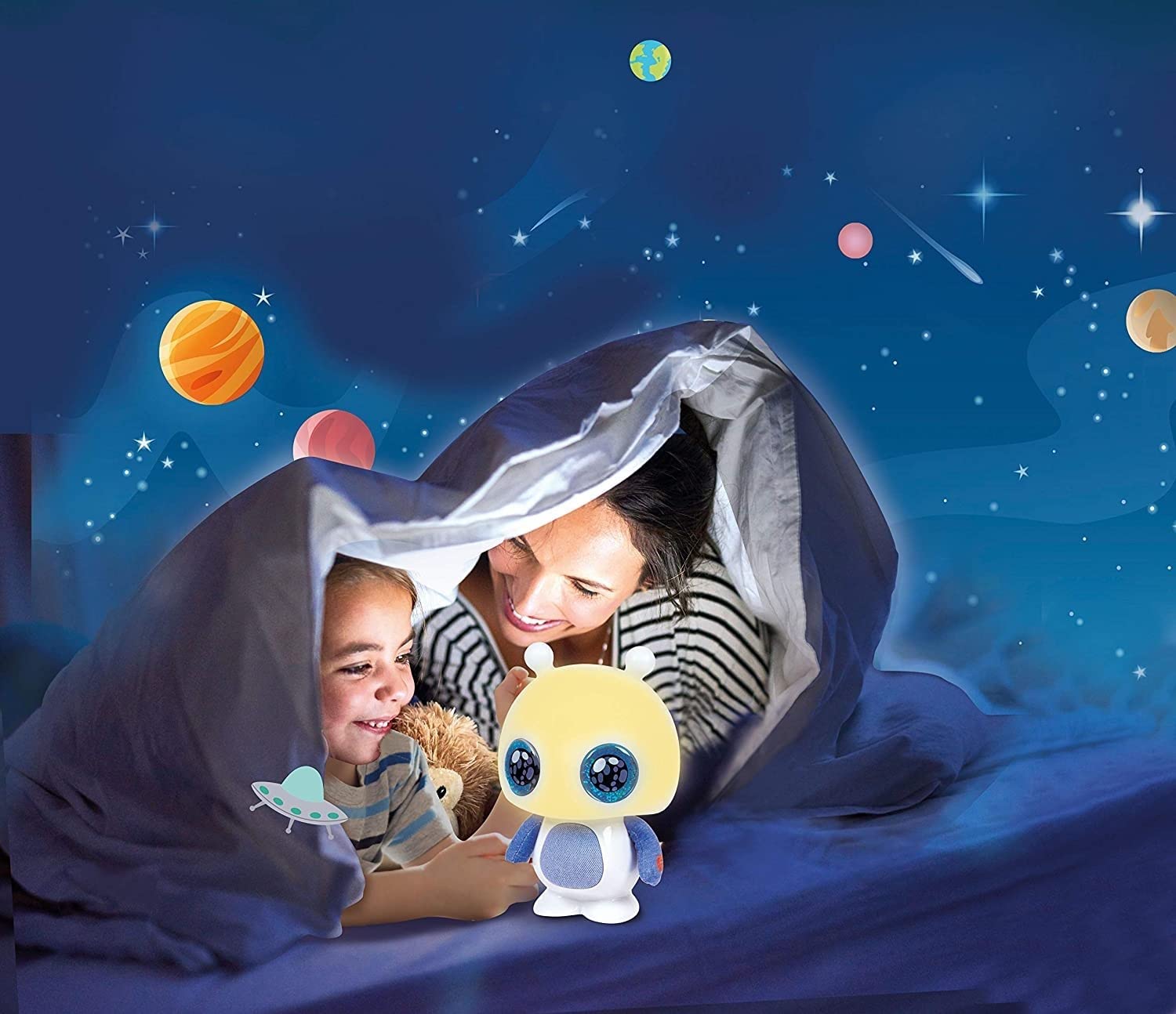 Clementoni - Baby - Tellie, Alieno Raccontastorie e Fiabe per Bambini 36+ Mesi, 12090