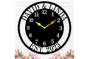 Personalized Metal Clock: A Timeless Keepsake for Cherished Memories