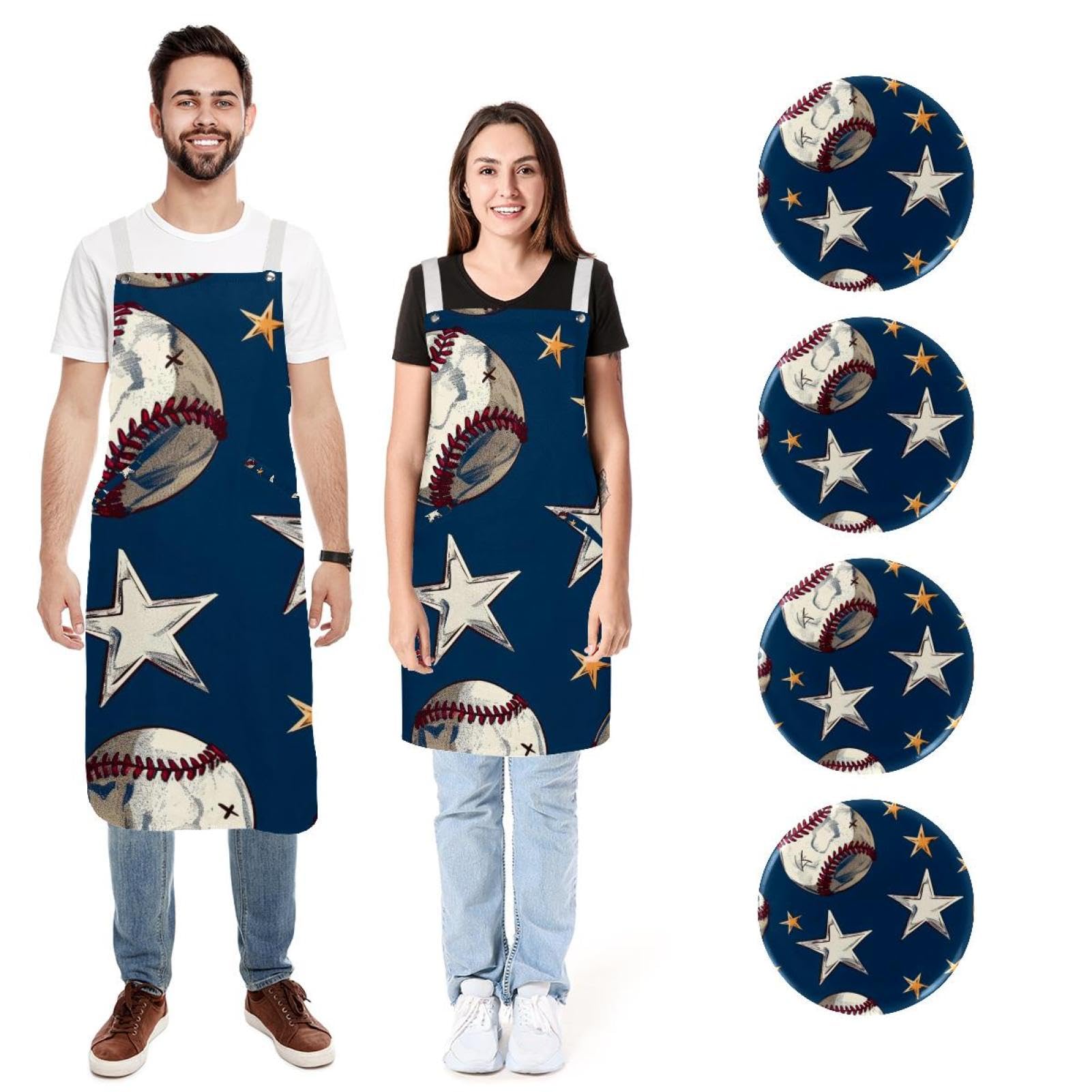 Tablier imperméable baseball lot de 2 résistant à l'eau