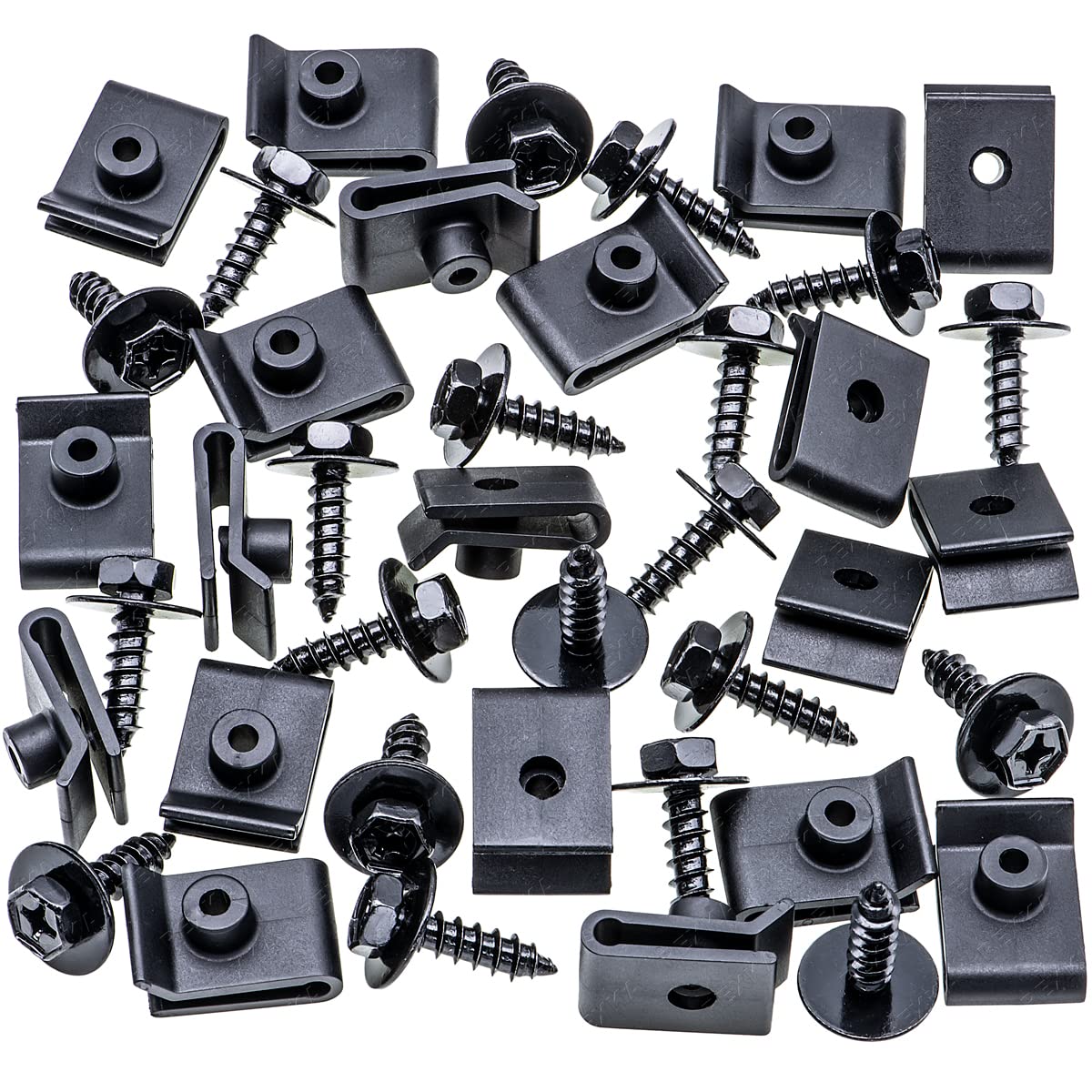 N@TURES様　　専用 Amazon.com: Rexka 20 Sets Fender Liner Bumper Cover Screw U Nut