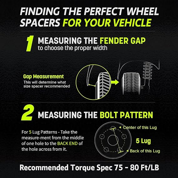 CMO 20mm 5x114.3 Wheel Spacers 56.1mm Hubcentric M12x1.25 Studs Black 4PCS | 6061-T6 Forged, 10.9 Grade Stud, For Subaru WRX STI 2013-2022, Outback Legacy WRX 2015-2022, Forester 2018-2022, Ascent 19-22