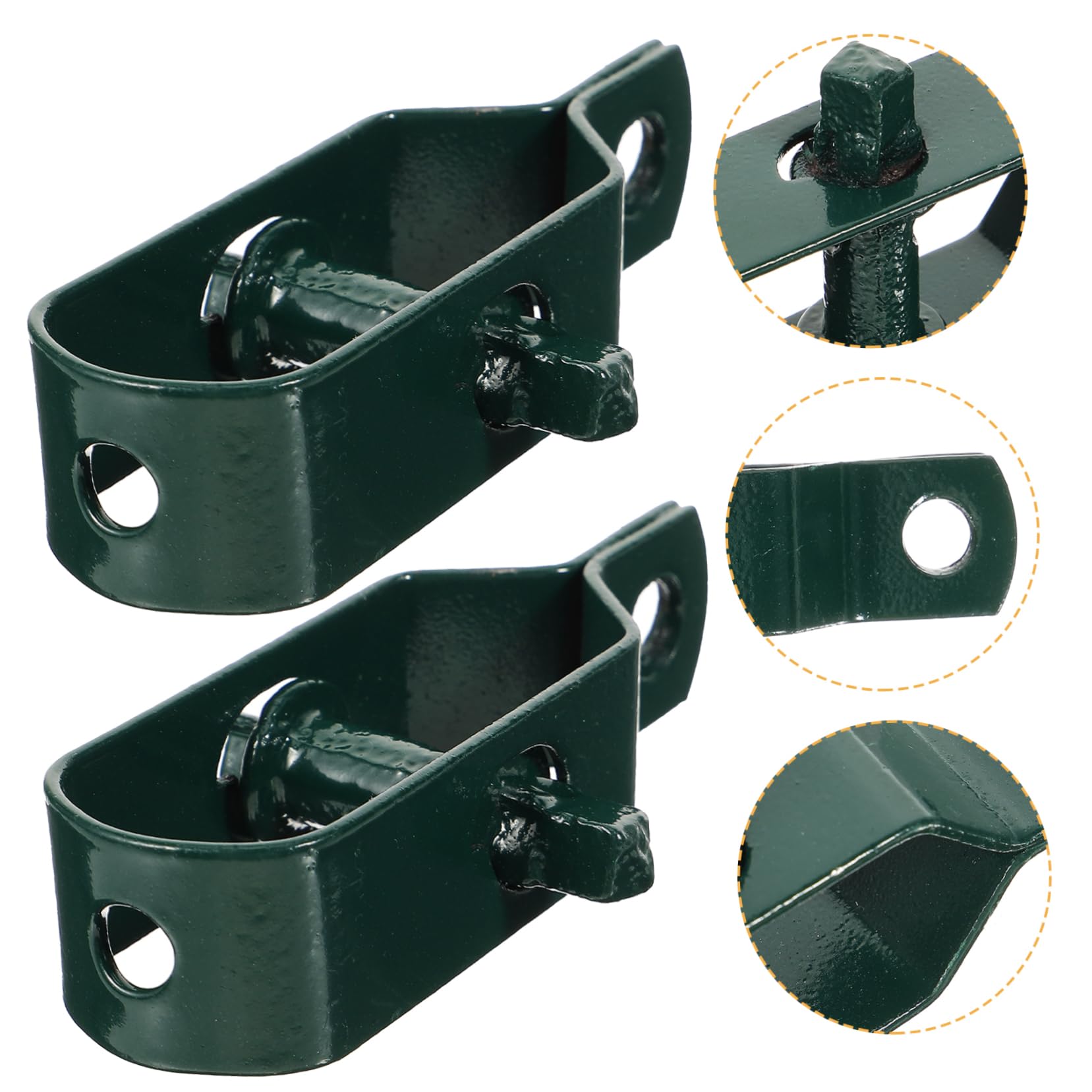 Toddmomy 4 Set Tendifilo Pianta Recinzione A Filo Chiave Tendicavi in ​​Acciaio Scherma Asta Tenditori di Filo Stringer della di Recinzione in Metallo Acciaio A3 Verde 2 Pezzi * 4