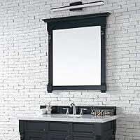 Vista 3 de mirrea 36in Modern LED Vanity Light for Bathroom Lighting Dimmable 36w Black Painted (Warm White 3000K)