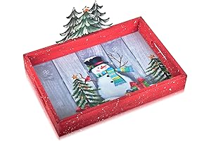 Christmas Decorative Tray Holiday Serving Platter