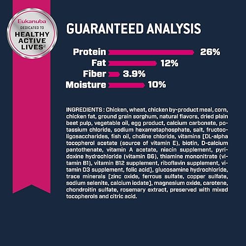 Miniatura 7 de Eukanuba Alimento seco para perros mayores de raza grande, 30 libras