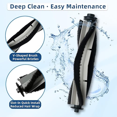 Miniatura 5 de SmartClean 2000 Kit de accesorios para aspiradora Ionvac SmartClean 2000 Robovac - 2 cepillos principales, 1 cubierta de rodillo, 6 filtros Hepa, 6