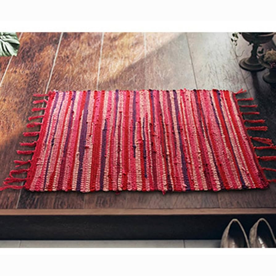 Amazon｜[LSDZW] フリンジ カーペット 絨毯 じゅうたん ローズ色