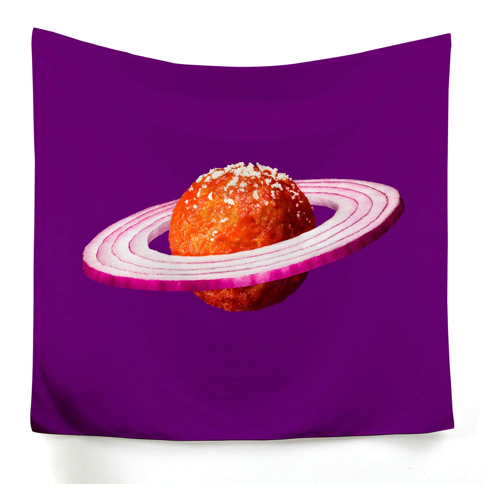 Tapiz de pared KnSam rojo y lila de 180x200 cm, el textil ideal para renovar habitaciones mudas