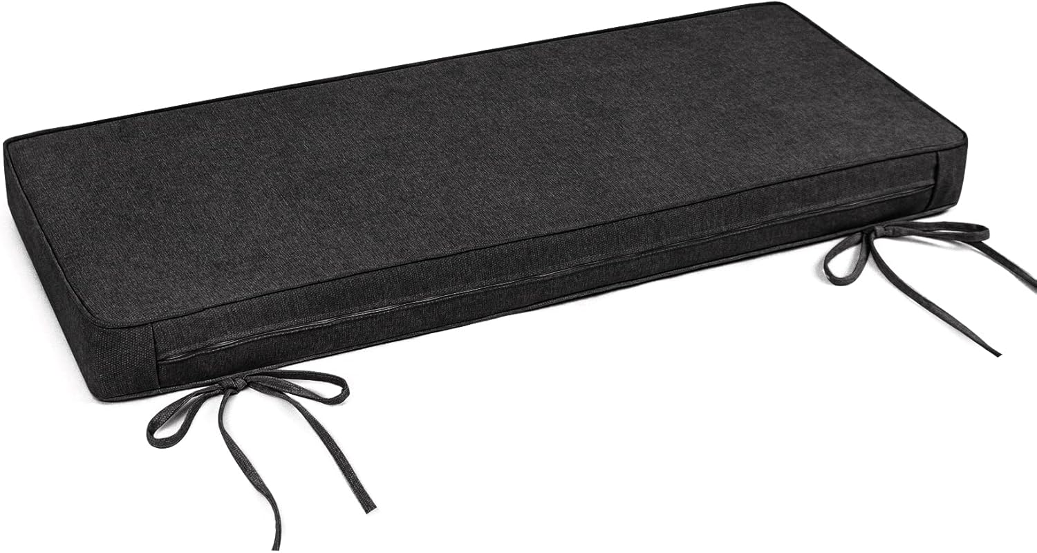 sutailocus Bench Cushion Double Piping Indoor/Outdoor Bench