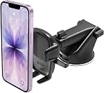 IOttie Une touche facile 5 Tableau de bord & Support de téléphone de montage de voiture de pare-brise iPhone, Samsung, Moto, Huawei, Nokia, LG, Téléphones intelligents