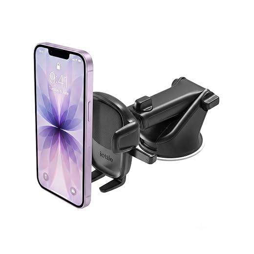 iOttie Easy One Touch 5 Dashboard & Windshield Universal Car Mount Phone Holder Desk Stand for iPhone, Samsung, Moto, Huawei, Nokia, LG, Smartphones