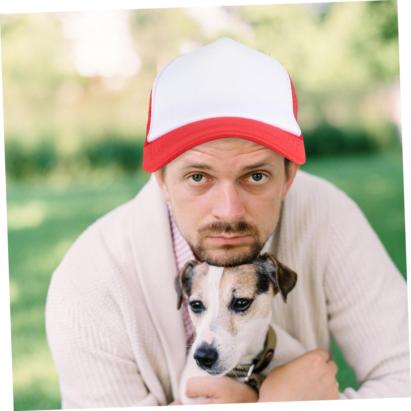 BESPORTBLE Berretto da Baseball a Rete Vuota Cappello Hat Baseball cap Palline racchettoni Cappelli Uomini Caps Tappi Fai da Te in Rete Berretti da Baseball Vuoti Spugna Rosso