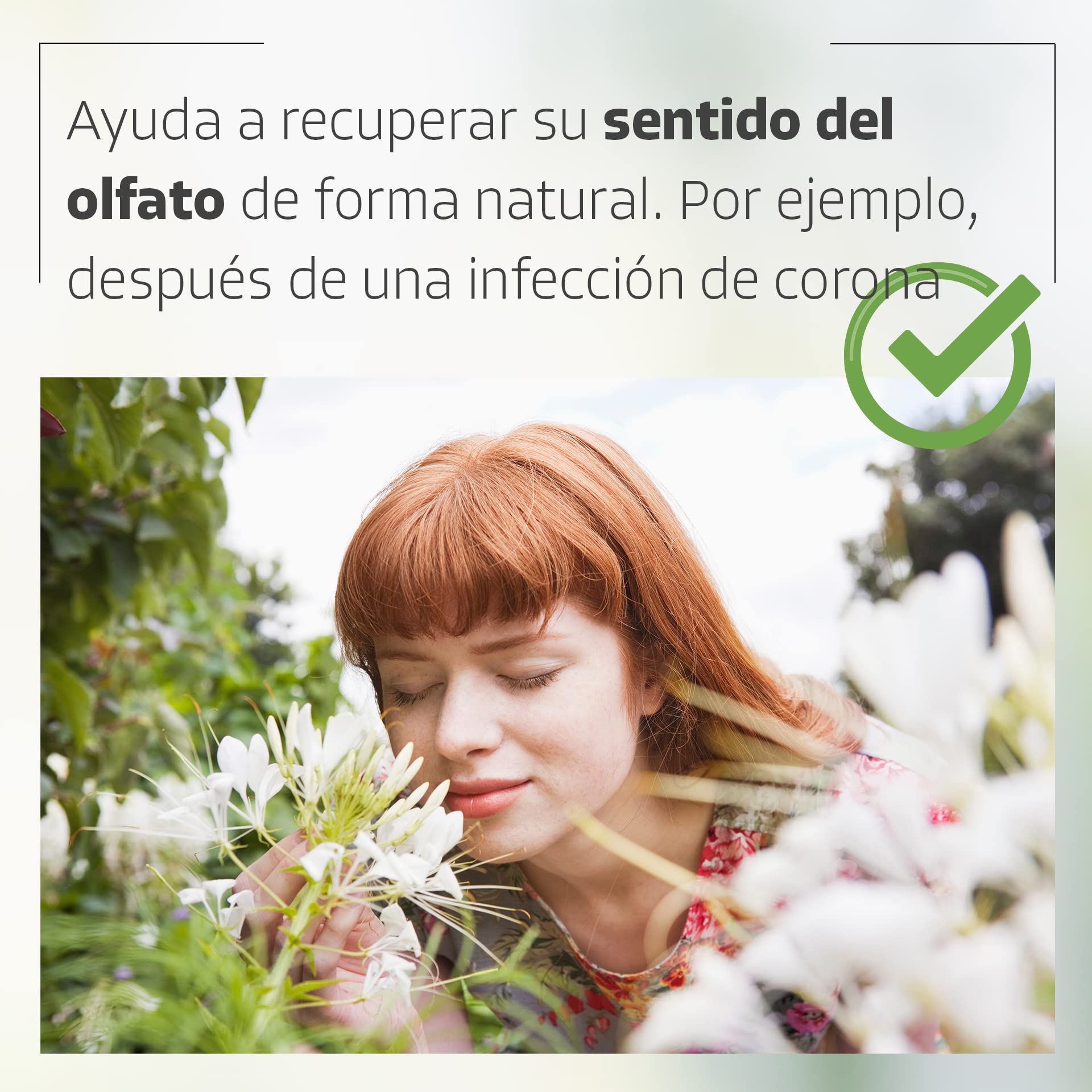 SOS Kit de entrenamiento olfativo 1 con inhaladores nasales – Entrena tu olfato y recuperación olfativa tras la pérdida del olfato – 100% aceites esenciales: eucalipto, rosa, limón y clavo