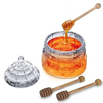 Amazon.co.jp: M&N HOME ハニーディッシュ ディッパー3個付き
