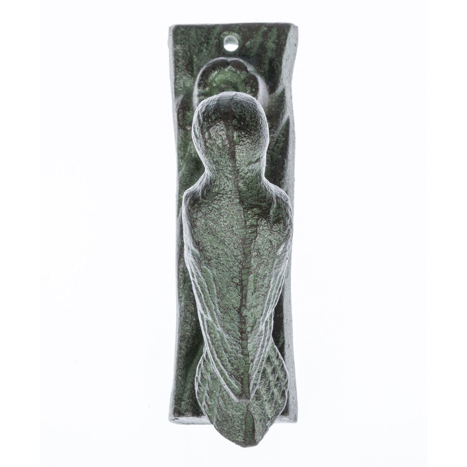 HOMESCAPES - Heurtoir de Porte Vert Style Ancien – modèle Pivert