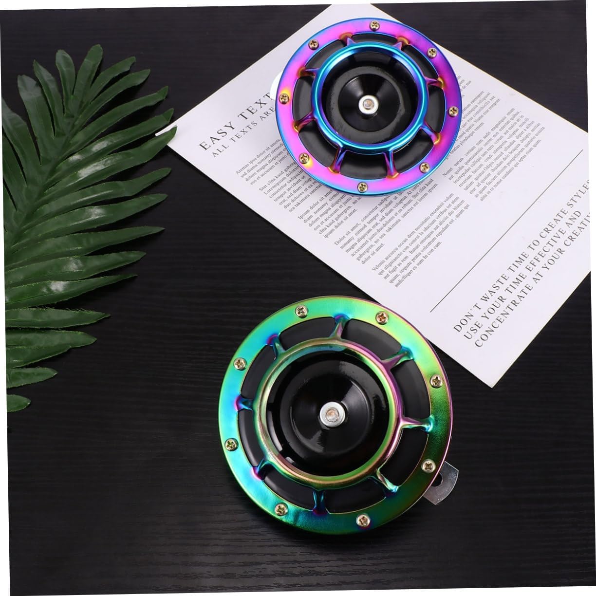 STOBAZA Car Snail Horn 12V Basin Type Horn Kit Modified Motorcycle Vehicle Compatible Loudspeaker