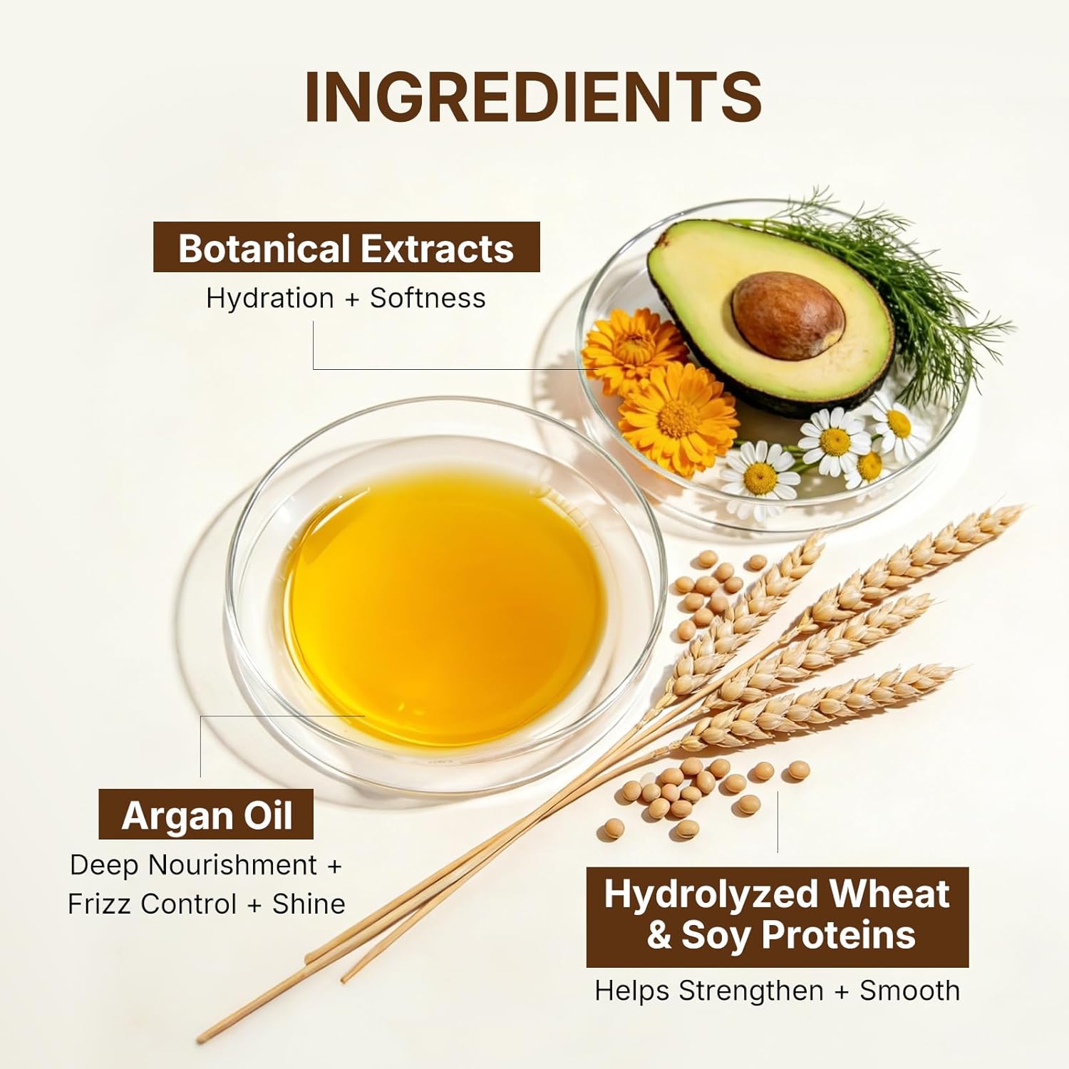 Collagen Hair Treatment Deep Repair Conditioner Argan Oil Keratin Hair Treatment For Dry Damaged Curly Bleached & All Hair Types. 16.9 Oz 500ml