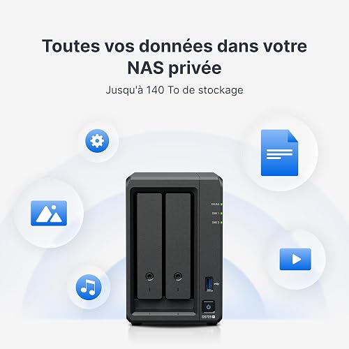 NAS de Bureau DS1525+ à 5 Baies, Extensible jusqu'à 15 Baies - 7