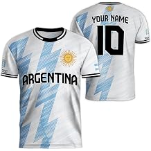 Custom Argentina Soccer Jersey for Men, Personalized Soccer Jersey 2024