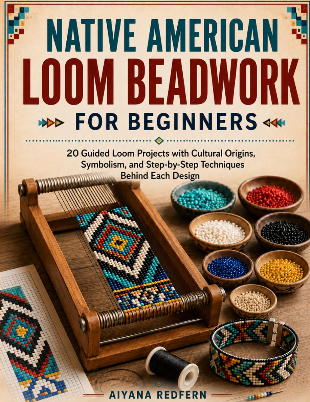 NATIVE AMERICAN LOOM BEADWORK FOR BEGINNERS: 20 Guided Loom Projects with Cultural Origins, Symbolism, and Step-by-Step Techniques Behind Each Design