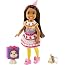 Barbie Club Chelsea Flamingo Dress-Up Doll With Pet Kitten & Keychain - 6-inch Doll For Kids 3-7 Years