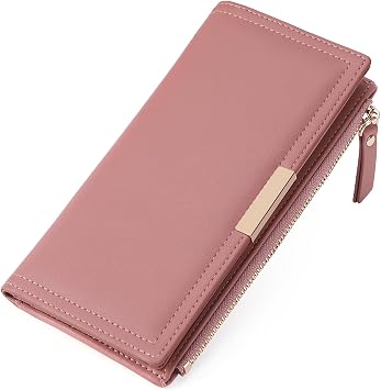 Slim Womens Wallet Ladies Credit Card Holder Bifold RFID Blocking