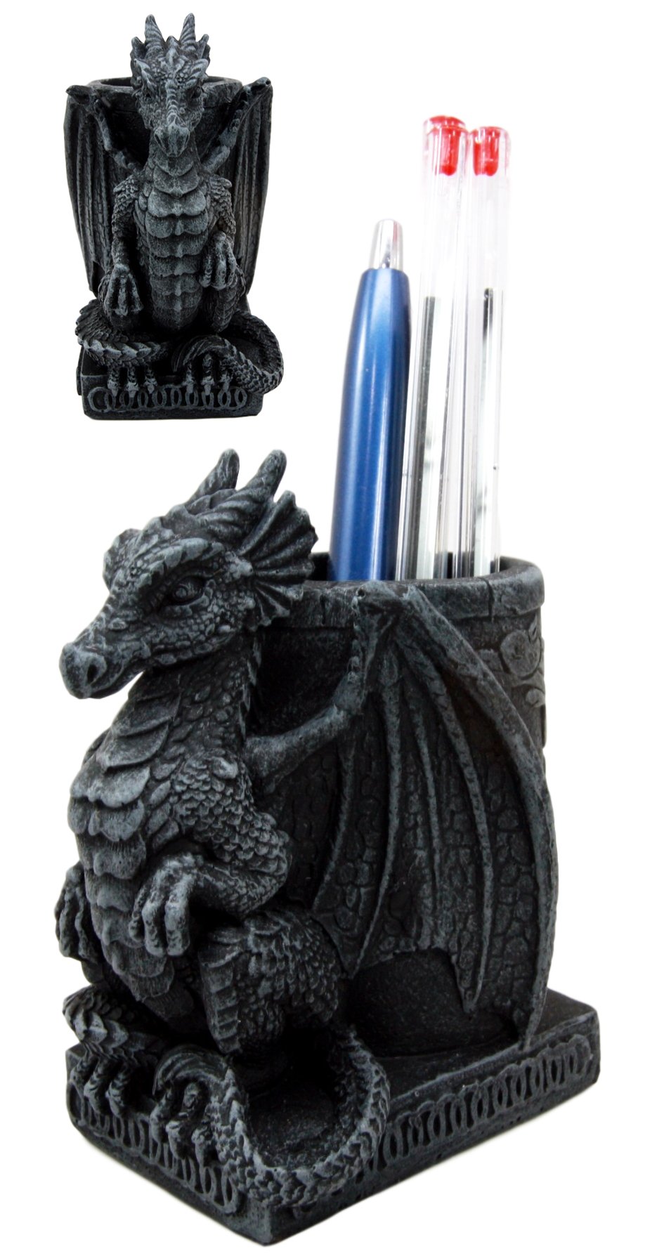 Buy Ebros Medieval Fantasy Smaug Dragon Stationery Holder Statue Gothic