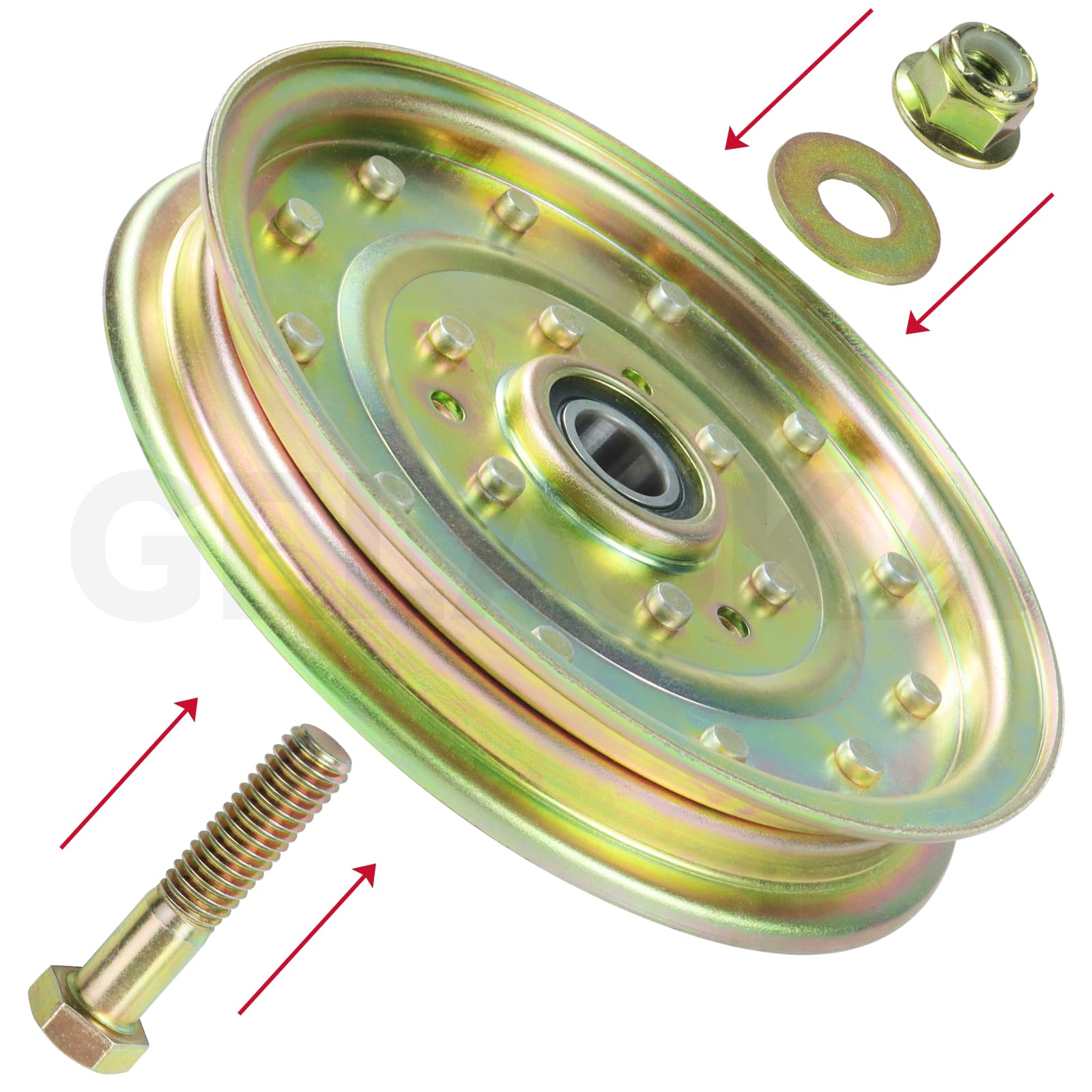GELASKA 3PK 132-9424 126-7685 Idler Pulley for Toro Z Master eXmark Lazer Z — Amazon image 7