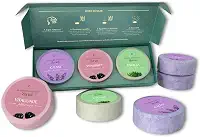 Banho Aromático Zenai - 3 Pastilhas Com Óleo Essencial | Aromaterapia | Spa | Relaxamento | Bem-estar | Cuidados Pessoais | Meditação | Vitalidade | Calma | Energia | Conexão | Autocuidado (Lavanda, Pitanga Negra, Capim Limão)