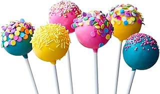Bakelicious Cake Pop Plastic Sticks, Set of 12, White